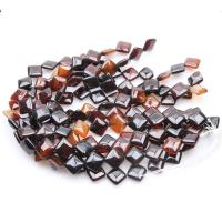 Natural Miracle Agate perler, Square, poleret, du kan DIY, 7x20mm, 19pc'er/Strand, Solgt af Strand