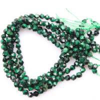 Contas de olho de tigre, polido, DIY & facetada, verde, 8mm, 46PCs/Strand, vendido por Strand