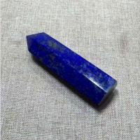 Lapis Lazuli punt Decoratie, blauw, 50x15mm, Verkocht door PC