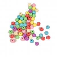 Acrylic Jewelry Beads stoving varnish DIY mixed colors 11mm Sold By Bag