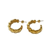 Lo zinco in lega Stud Earring, lega in zinco, Motivo geometrico, placcato, per la donna & cavo, nessuno, assenza di nichel,piombo&cadmio, 20mm, Venduto da coppia