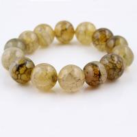 Pulseras de piedras preciosas, Piedra natural, Esférico, pulido, para mujer, más colores para la opción, 14mm, 14PCs/Sarta, Vendido para 7.72 Inch Sarta