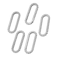 Rustfrit stål Linking Ring, Stainless Steel, forgyldt, flere farver til valg, 15x6mm, Ca. 10pc'er/Bag, Solgt af Bag