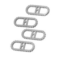 Rustfrit stål Connector, Stainless Steel, forgyldt, flere farver til valg, 15x6x1mm, Ca. 100pc'er/Bag, Solgt af Bag