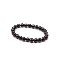 Naturlig granat armbånd, Garnet, Runde, forskellig størrelse for valg, mørkerød, 6mm, Solgt af Strand