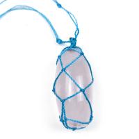 Quartz Gemstone Pendants Rose Quartz polished clear Sold By PC