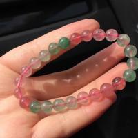 Quartz Bracelets Strawberry Quartz multi-colored 10mm Sold By Strand