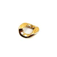 Aicrileach Nascadh Ring, plátáilte, DIY, óir, 39x33mm, 100ríomhairí pearsanta/Mála, Díolta De réir Mála