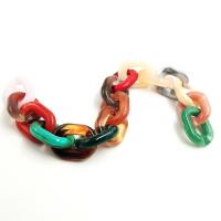 Acryl Linking Ring, DIY, meer kleuren voor de keuze, 18x24mm, 200pC's/Bag, Verkocht door Bag