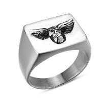 Rozsdamentes acél Finger Ring, Stainless Steel, különböző méretű a választás, Által értékesített PC