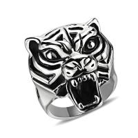 Titanium Čelik Finger Ring, Tigar, različite veličine za izbor & za čovjeka, Prodano By PC