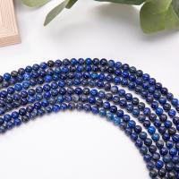 Natural Lapis Lazuli Beads Round polished DIY lapis lazuli Sold By Strand