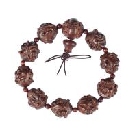 Wrist Mala Pterocarpus Santalinus handmade brown 20mm Sold By Strand