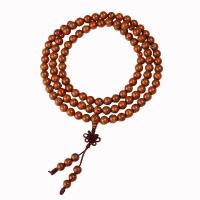 108 Mala kralen, Bodhi, handgemaakt, bruin, 9mm, 108pC's/Strand, Verkocht door Strand