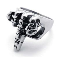 Titanium Steel Finger Ring polished & for man Sold By PC