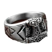 Titantium Steel Finger Ring, Titanium Steel, felkent, különböző méretű a választás & az ember, Által értékesített PC