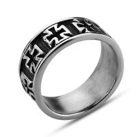 Titantium Steel Finger Ring, Titanium Steel, felkent, különböző méretű a választás & az ember, Által értékesített PC