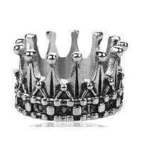 Titanium Steel Finger Ring Crown anoint & for man Sold By PC