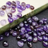 Natuurlijke Amethyst kralen, Amethist, Traan, gepolijst, 10x12mm, Ca 30pC's/Strand, Verkocht door Strand