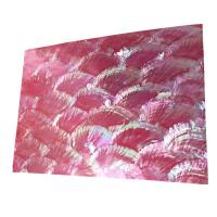 coquille Shell Sheet, rectangle, DIY, rouge, 240x140mm, Vendu par PC