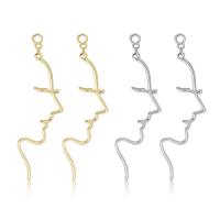 Zinc Alloy Drop Earrings plated fashion jewelry & for woman nickel lead & cadmium free Sold By Pair