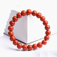 Yunnan Dearg agate Bracelet, Babhta Maol, snasta, Díolta Per Thart 18.5 cm Snáithe