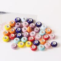 Geglazuurd porselein kralen, Ronde, DIY, meer kleuren voor de keuze, 15mm, 100pC's/Bag, Verkocht door Bag