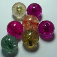 Lampwork Beads stoving varnish multi-colored 12mm Sold By Strand