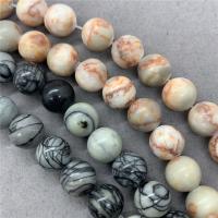 Musta Silk Stone Helmi, Pyöreä, kiiltävä, tee-se-itse, enemmän värejä valinta, 10mm, 37PC/Strand, Myymät Strand