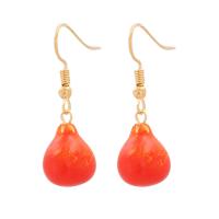 Zinc Alloy Drop Earrings plated fashion jewelry & for woman nickel lead & cadmium free Sold By Pair