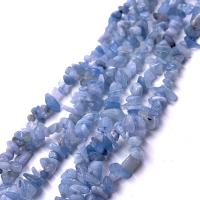 chips de pedras preciosas, Aquamarine, Irregular, polido, DIY, azul, 5-8mm, vendido por Strand