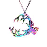 Zinc Alloy Jewelry Necklace colorful plated DIY nickel lead & cadmium free Length 17.716 Inch Sold By PC