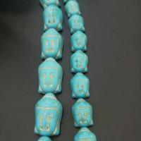 Coirníní turquoise, Púdar Cloch, Buddha, snasta, DIY & méid éagsúla do rogha, dathanna níos mó le haghaidh rogha, Díolta De réir Snáithe