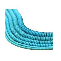 turquoise synthétique goutte, poli, bleu, 8x3mm, 118PC/brin, Vendu par brin