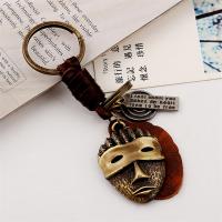 Zinc Alloy Key Clasp with PU Leather for man nickel lead & cadmium free Sold By PC