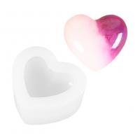 DIY Epoxy Mold Set Silicone Heart plated durable Sold By PC