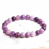 Minérale Sugilite bracelet, Rond, poli, Vendu par Environ 18 cm brin