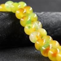 Jade kralen, Natuursteen, Ronde, gepolijst, DIY, meer kleuren voor de keuze, 10mm, 38pC's/Strand, Verkocht door Strand