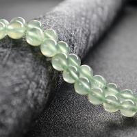 Natural Prehnite Beads Round polished DIY green Sold By Strand