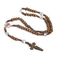 Rosary karoliai, Mediena, daugiau spalvų pasirinkimas, 6x7mmuff0c120mmuff0c335mmuff0c7x8mmuff0c135mmuff0c40cm, Pardavė PC