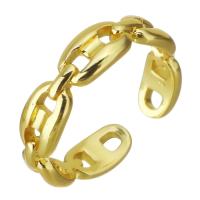 Messing ringen, gold plated, hol, 5mm, Maat:6, Verkocht door PC