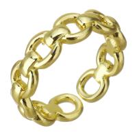 Messing ringen, gold plated, hol, 5mm, Maat:5, Verkocht door PC