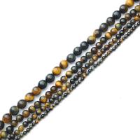 Natural Tiger Eye Beads Round polished DIY Sold By Strand