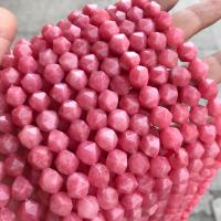 Perles rhodonites, rhodonite, facettes, rose, Vendu par 38 cm brin