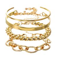 Zinc Alloy Bracelet bracelet 4 pieces 240mm Sold By Set