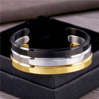 Titanium armbanden, Titanium Staal, voor de mens, meer kleuren voor de keuze, 55x6mm, Verkocht door PC