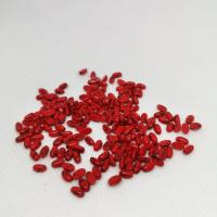 Szintetikus türkiz lapos vissza cabochon, Ovális, csiszolt, DIY, piros, 3x5mm, Által értékesített PC