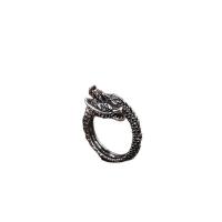 Zink Alloy Cuff finger ring, Draken, plated, Justerbar & för människan, Säljs av PC