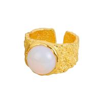 925 sterline d'argento Anelli Cuff, with Opale, placcato, Regolabile & per la donna, nessuno, 13.20mm, Misura:13, Venduto da PC