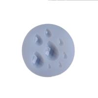 ENSEMBLE de moules époxy DE DIY, silicone, Rond, Placage, durable, transparent, 70x8mm, Vendu par PC